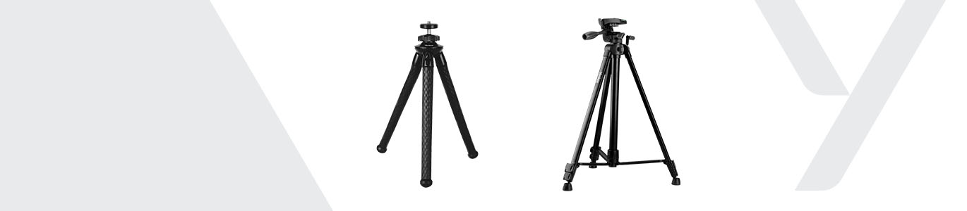 Stativy Yenkee pro fotoaparáty a mobilní telefony jsou skvělým řešením pro stabilní a kvalitní fotografování či natáčení videí.