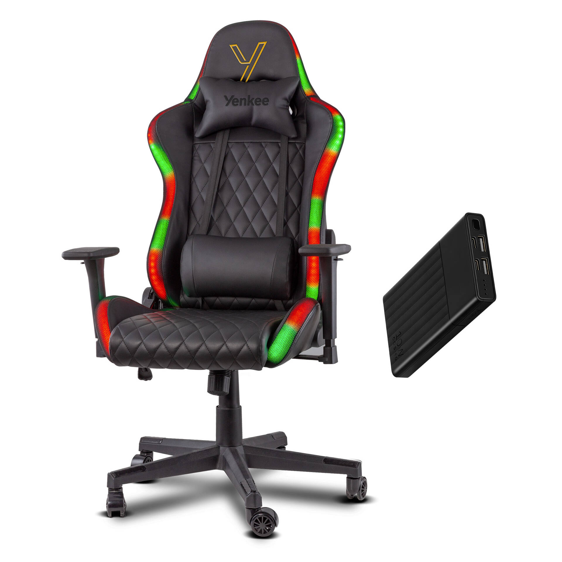 Herní židle YGC 300RGB STARDUST + power banka YPB 1041 – Dárek za 1 kč